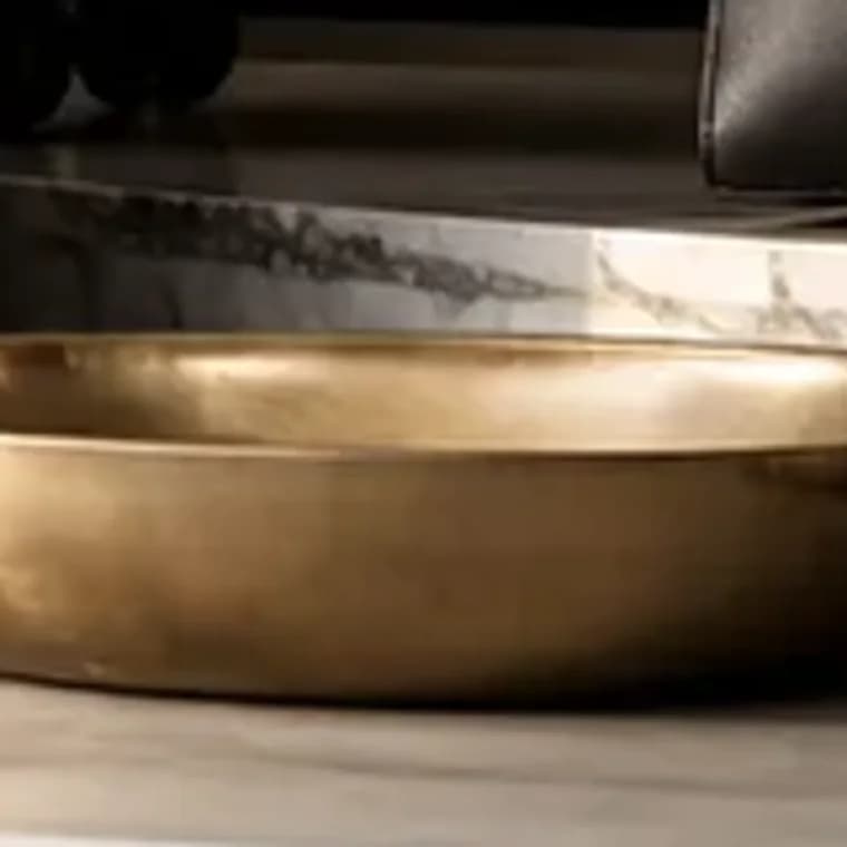 Brass Tabletop Bowl by MUKARA