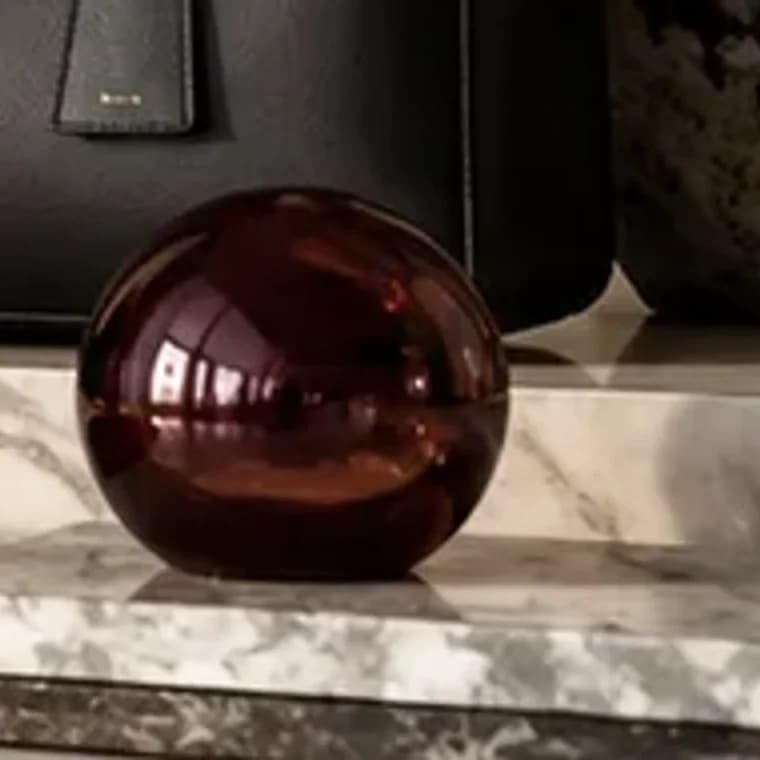 Decorative Glass Orb by MUKARA